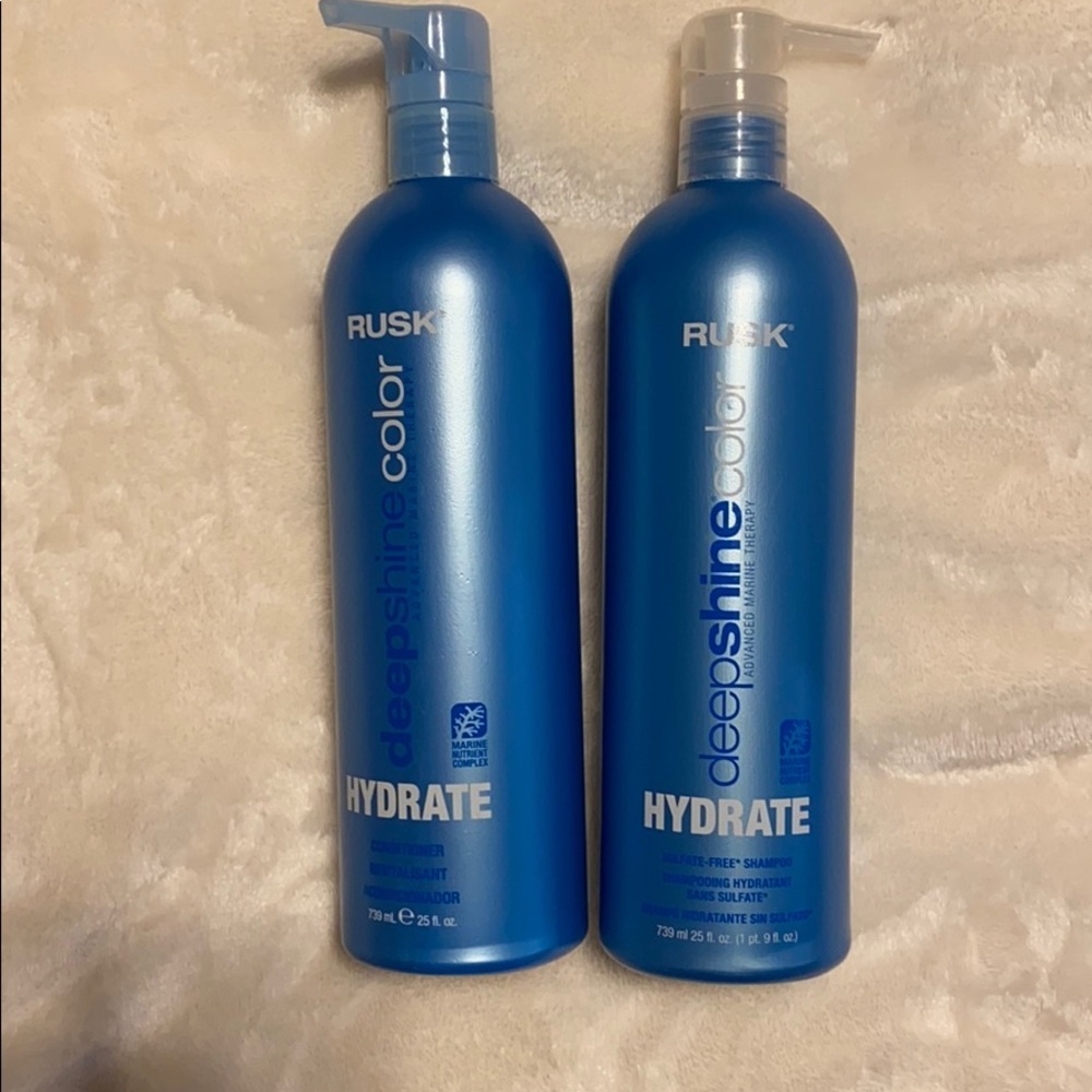 Rusk Deepshine Color Hydrate Shampoo Conditione